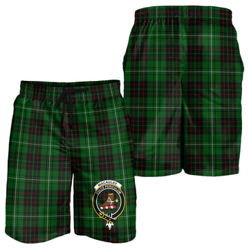 MacAulay of Lewis Tartan Mens Shorts with Family Crest