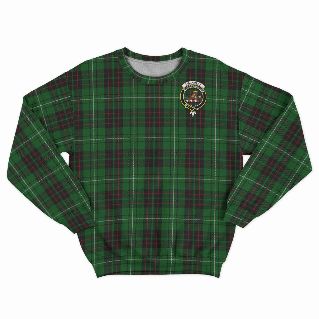 MacAulay of Lewis Tartan Sweatshirt with Family Crest - Tartan Vibes Clothing