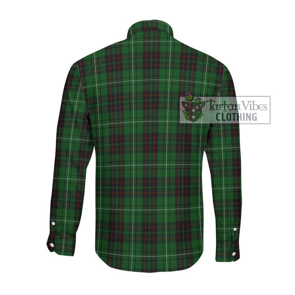 MacAulay of Lewis Tartan Long Sleeve Button Shirt with Family Crest DNA In Me Style - Tartanvibesclothing Shop