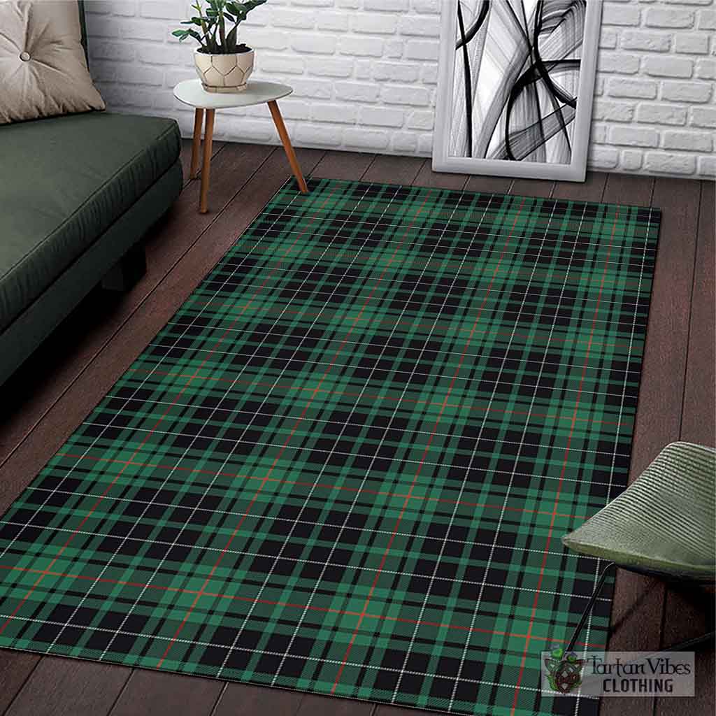 Tartan Vibes Clothing MacAuley Hunting Ancient Tartan Area Rug