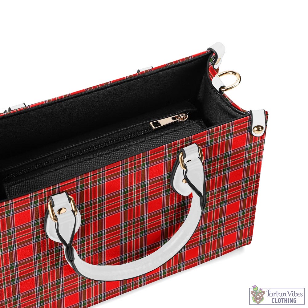 Tartan Vibes Clothing MacBain Tartan Luxury Leather Handbags