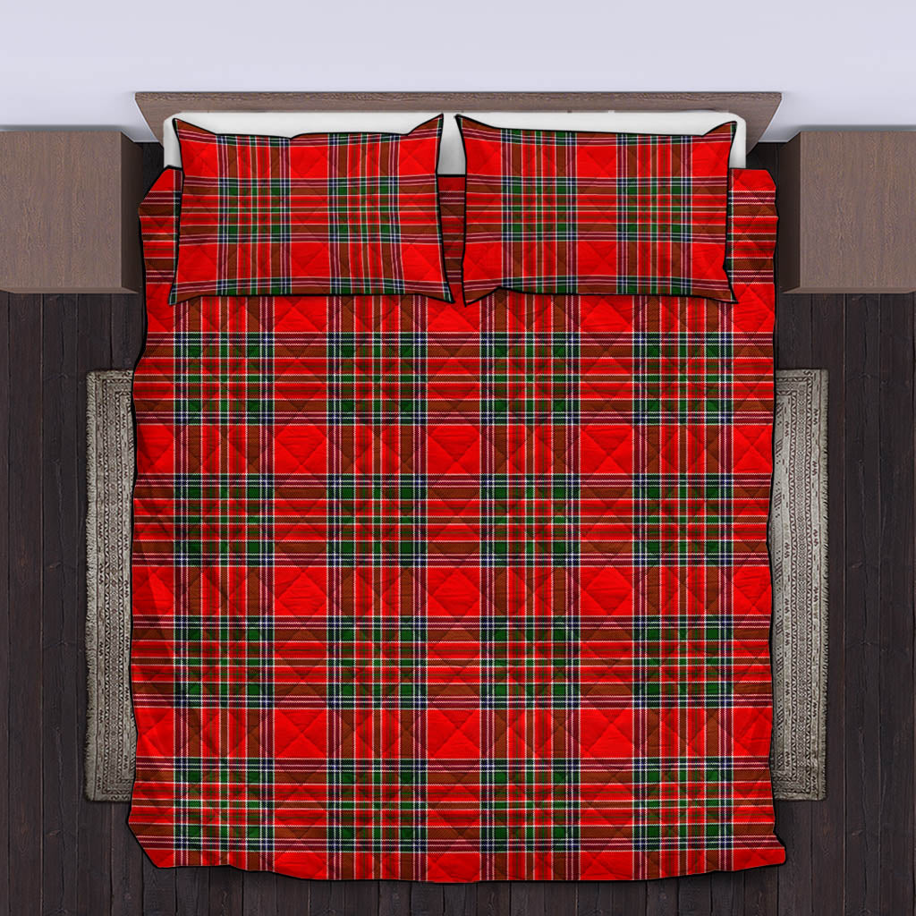 MacBain Tartan Quilt Bed Set King - Tartan Vibes Clothing