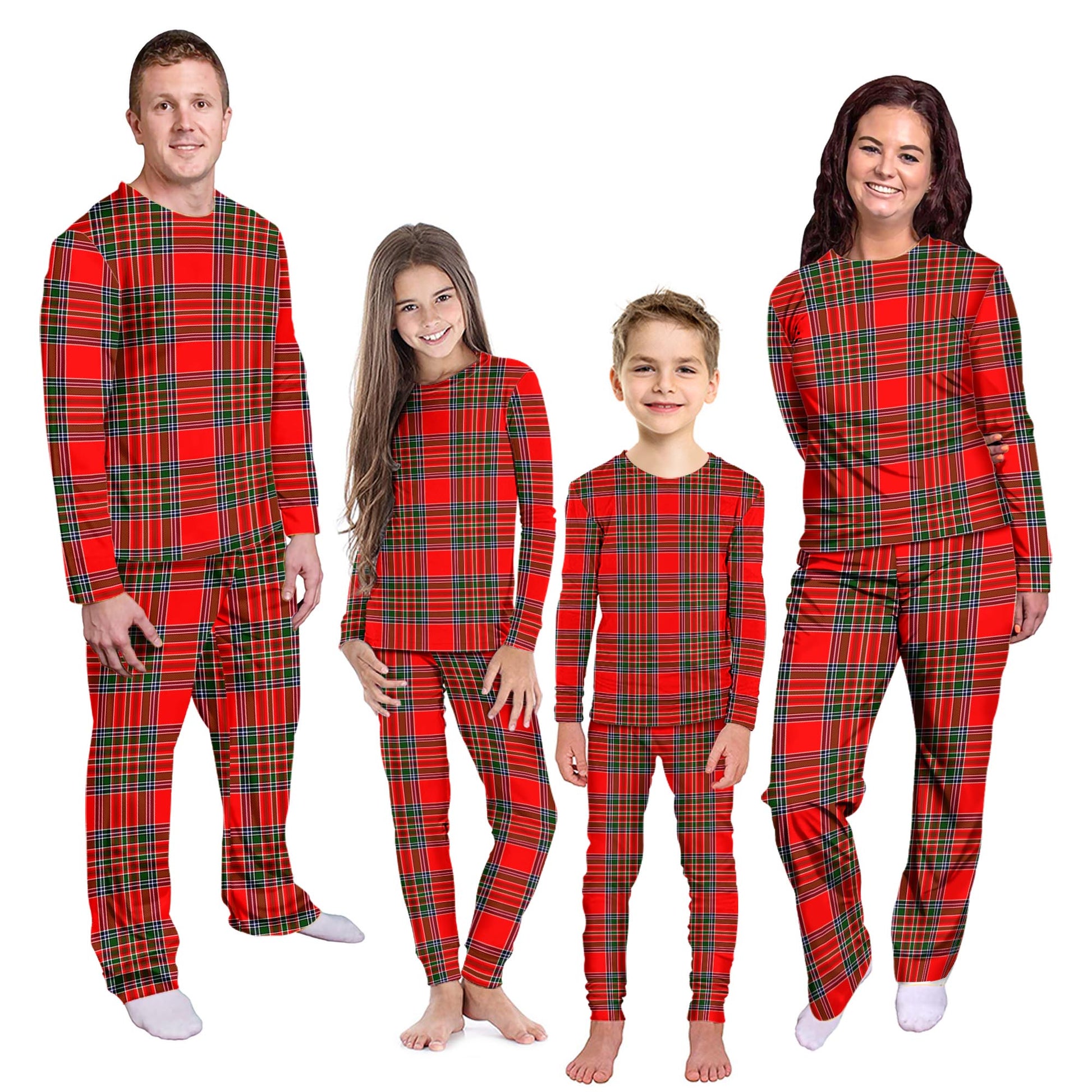 MacBain Tartan Pajamas Family Set Kid - Tartan Vibes Clothing