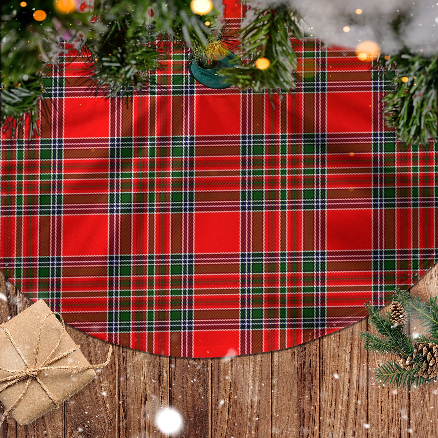 MacBain Tartan Christmas Tree Skirt - Tartanvibesclothing