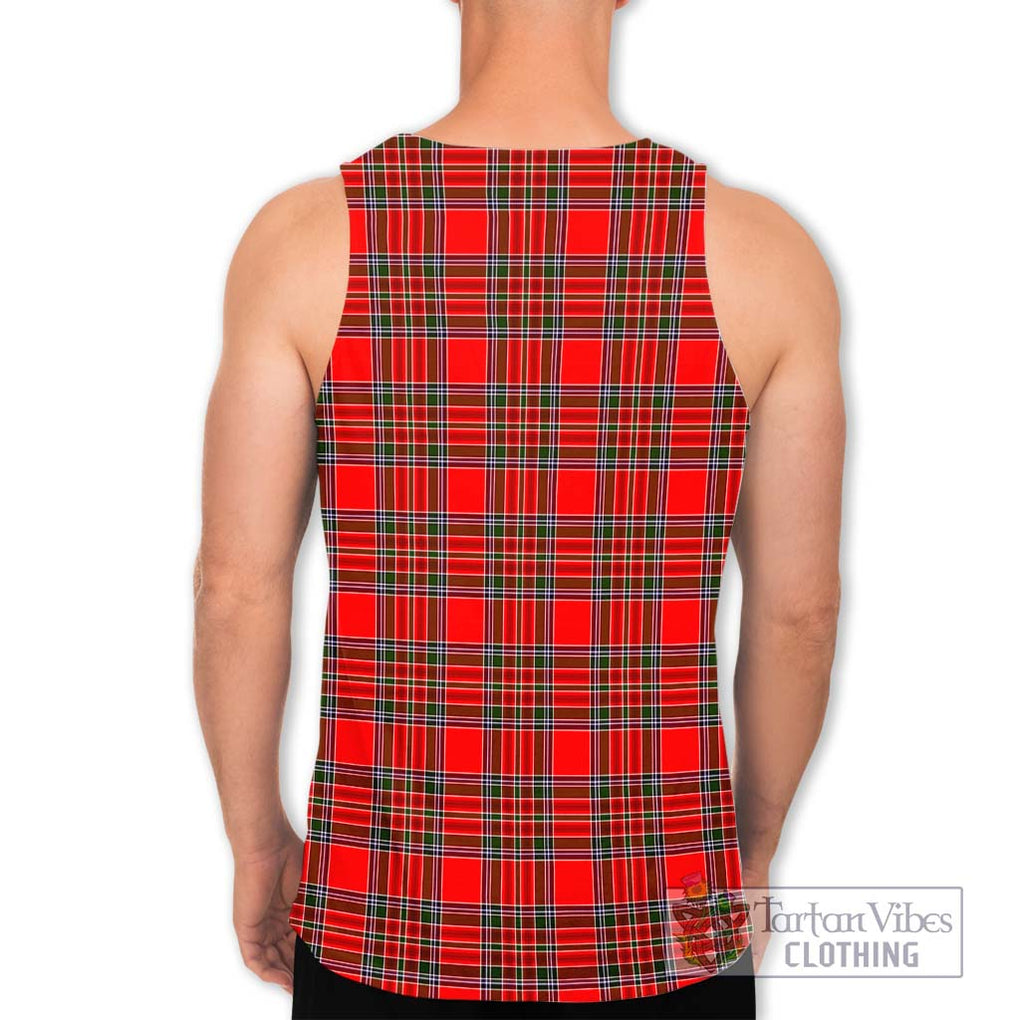 MacBain Tartan Men's Tank Top with Family Crest DNA In Me Style - Tartanvibesclothing Shop