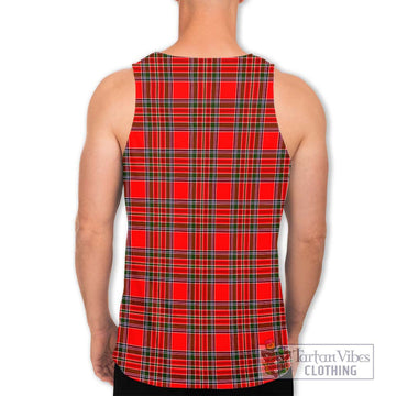 MacBain Tartan Men's Tank Top with Family Crest DNA In Me Style