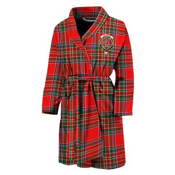 MacBain Tartan Bathrobe with Family Crest