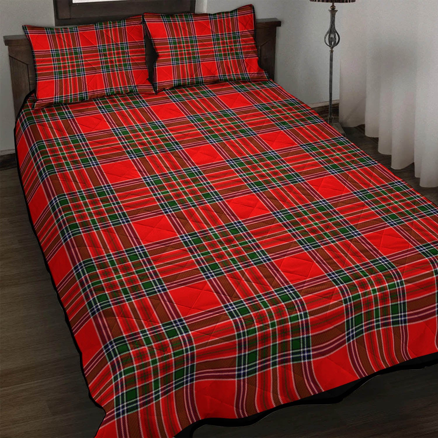 MacBain Tartan Quilt Bed Set - Tartan Vibes Clothing