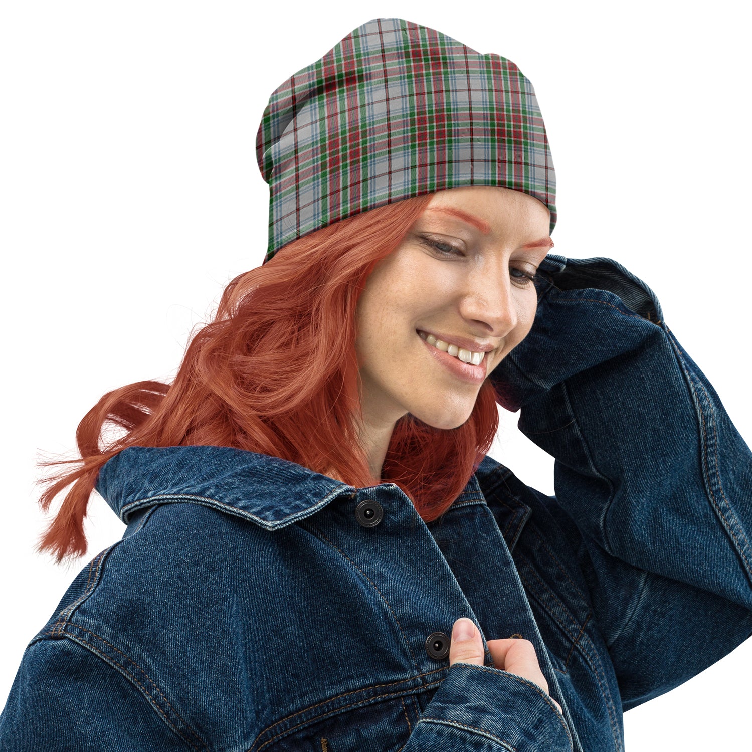 MacBain Dress Tartan Beanies Hat One Size 10.5*10.2 inches - Tartan Vibes Clothing