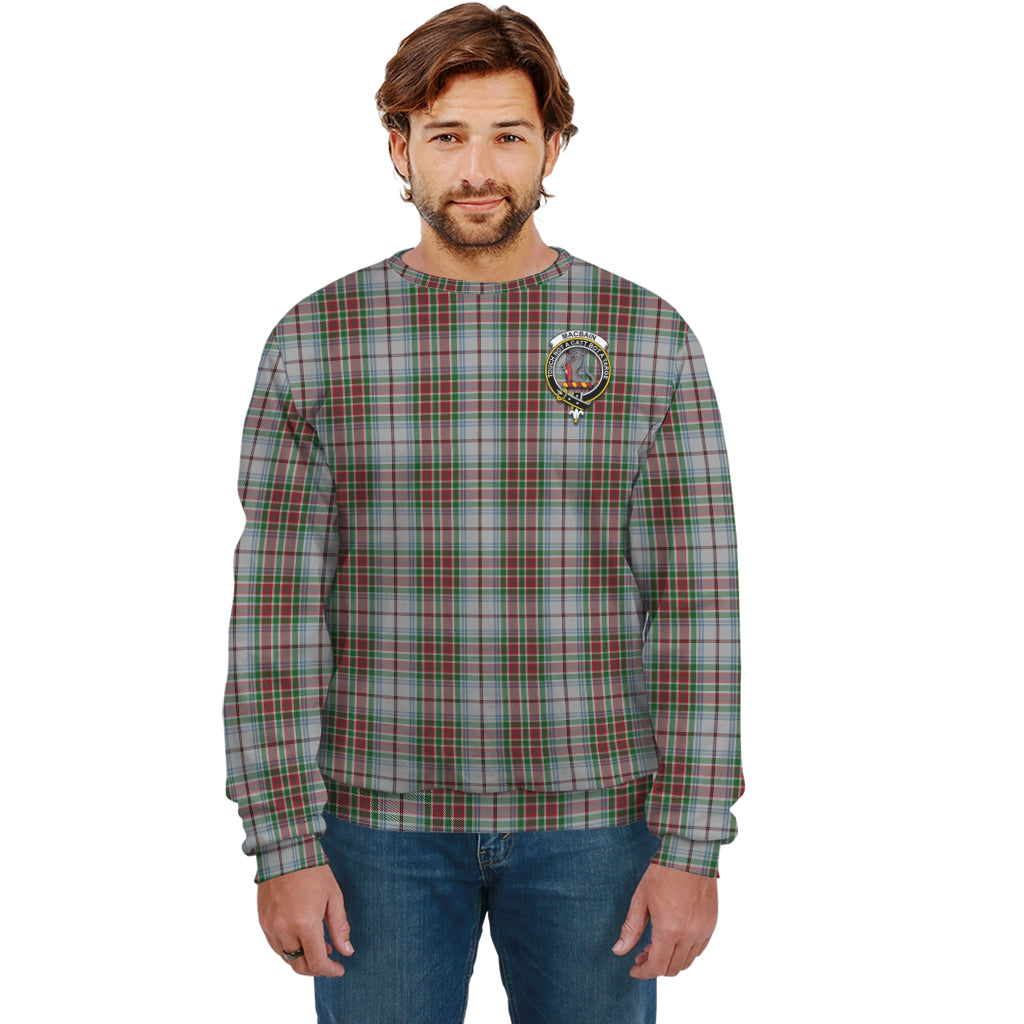 MacBain Dress Tartan Sweatshirt with Family Crest Unisex - Tartan Vibes Clothing