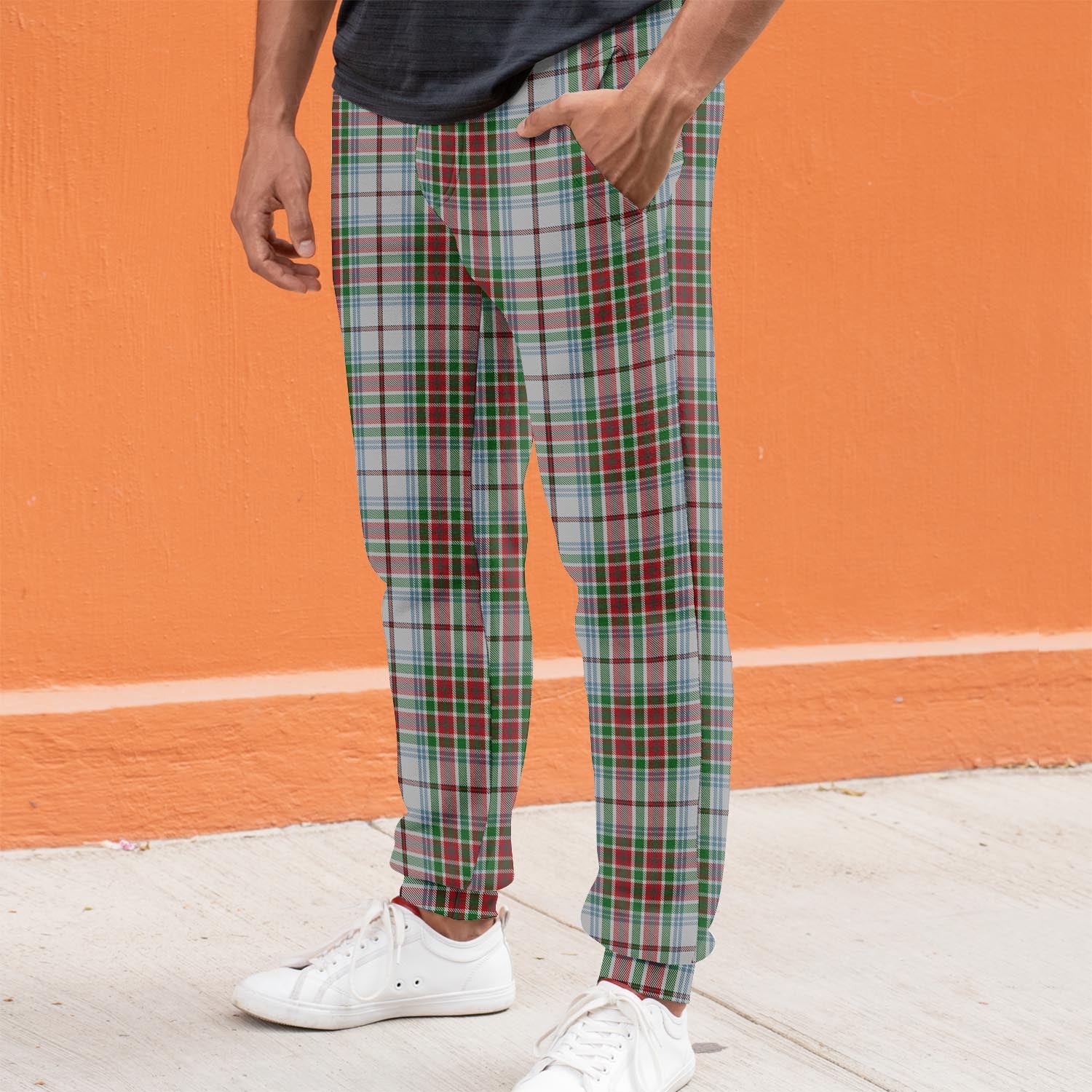 MacBain Dress Tartan Joggers Pants S - Tartanvibesclothing