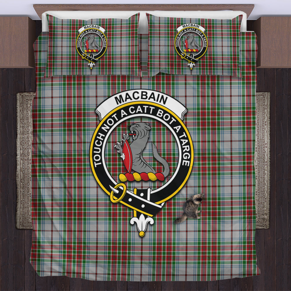 MacBain Dress Tartan Bedding Set with Family Crest US Bedding Set - Tartan Vibes Clothing