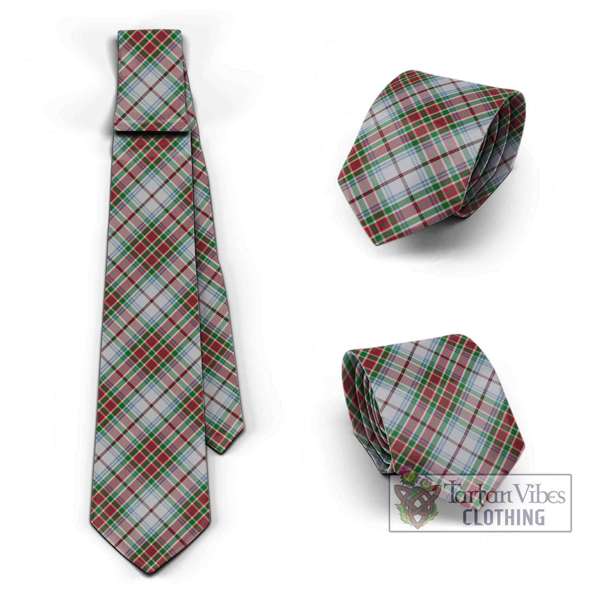 Tartan Vibes Clothing MacBain Dress Tartan Classic Necktie Cross Style