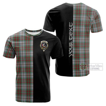 MacBain Dress Tartan Cotton T-shirt with Family Crest and Half Of Me Style