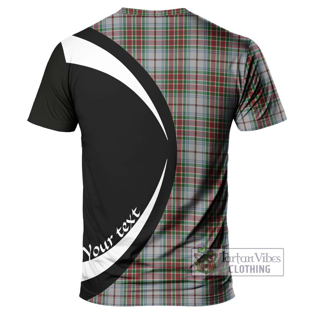 Tartan Vibes Clothing MacBain Dress Tartan T-Shirt with Family Crest Circle Style