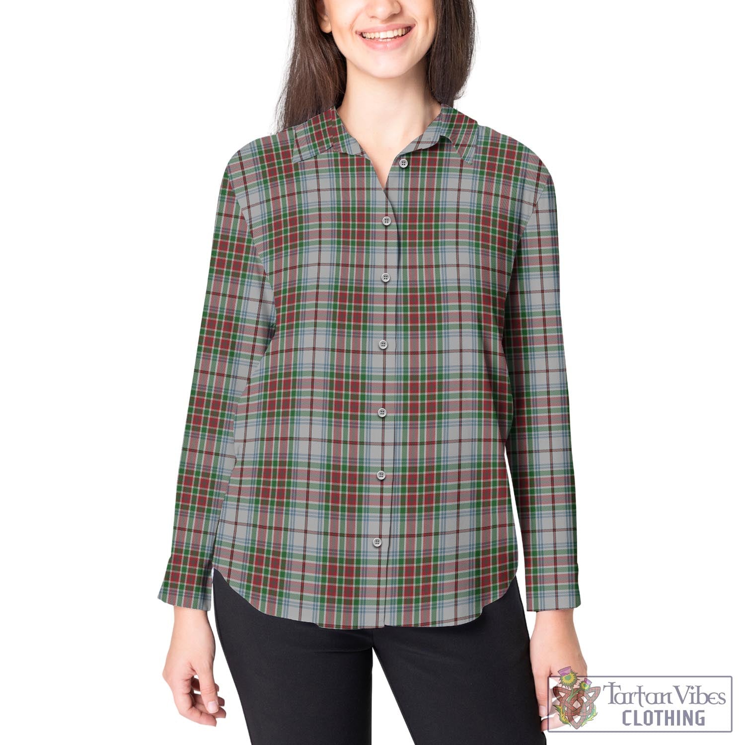 MacBain Dress Tartan Womens Casual Shirt