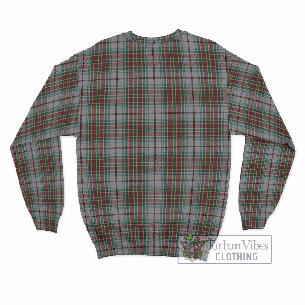 MacBain Dress Tartan Sweatshirt with Family Crest DNA In Me Style - Tartanvibesclothing Shop