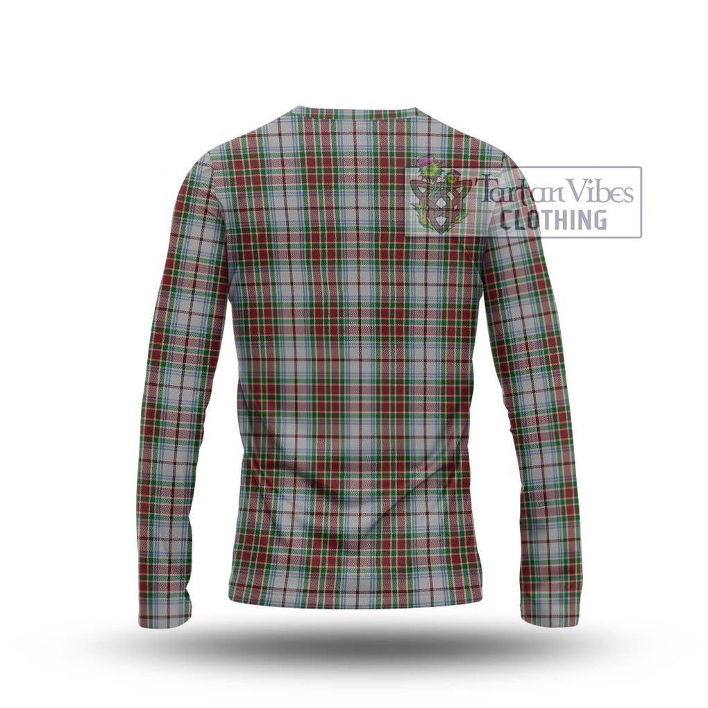 MacBain Dress Tartan Long Sleeve T-Shirt with Family Crest DNA In Me Style - Tartanvibesclothing Shop