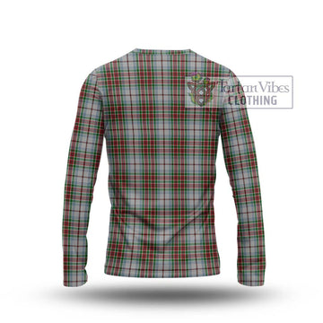 MacBain Dress Tartan Long Sleeve T-Shirt with Family Crest DNA In Me Style