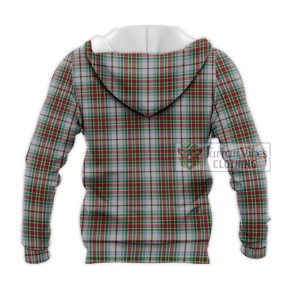 MacBain Dress Tartan Knitted Hoodie with Family Crest DNA In Me Style - Tartanvibesclothing Shop