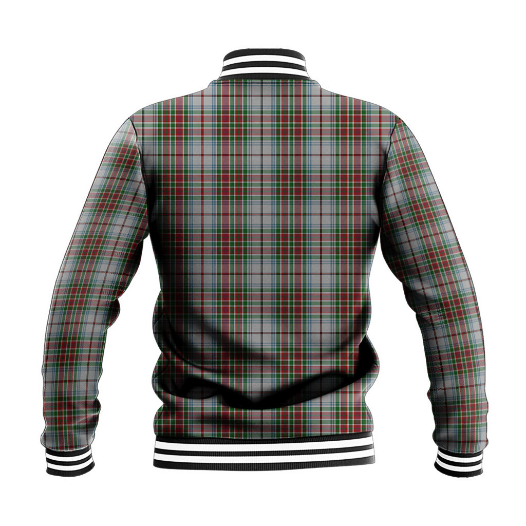 MacBain Dress Tartan Baseball Jacket with Family Crest - Tartan Vibes Clothing