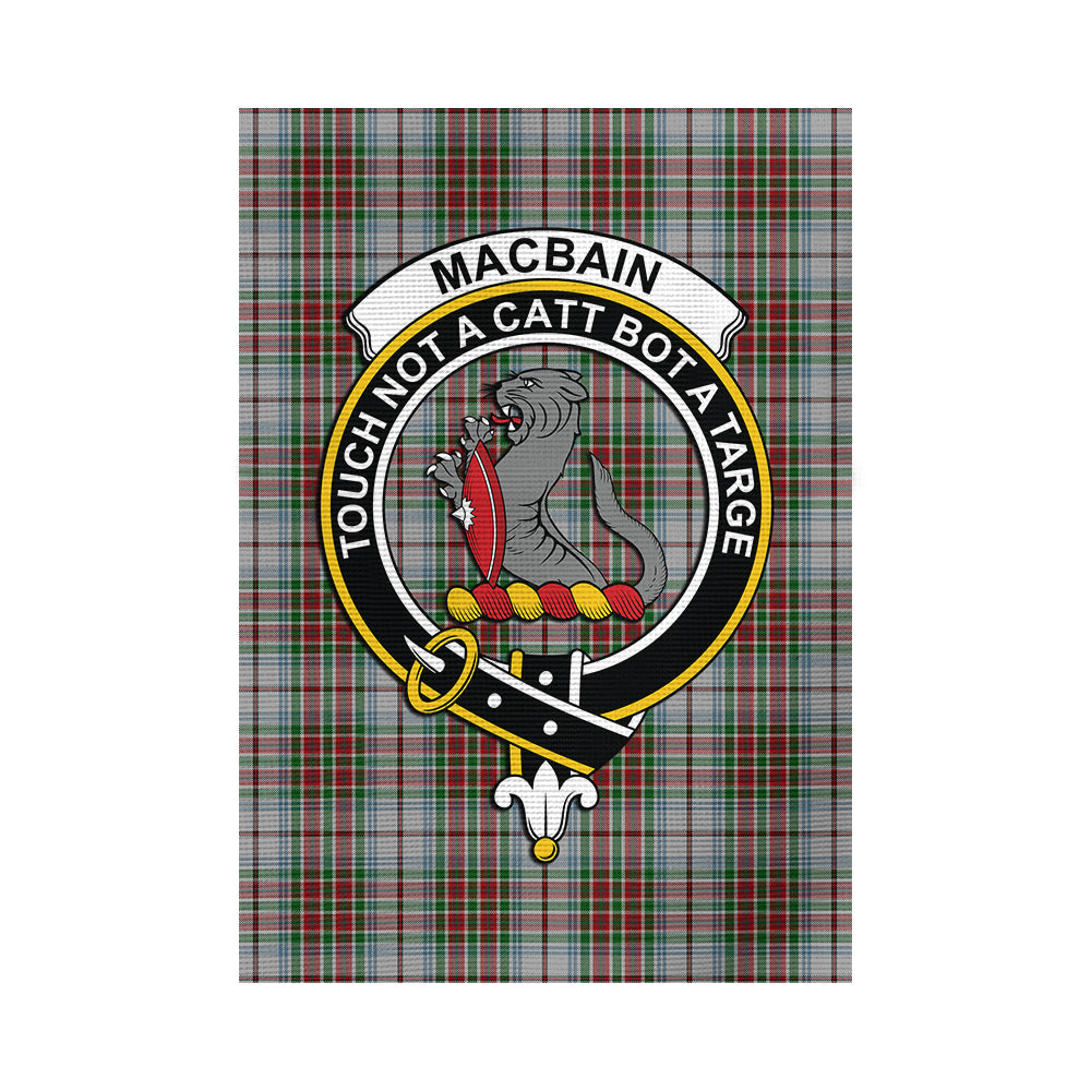 macbain-dress-tartan-flag-with-family-crest