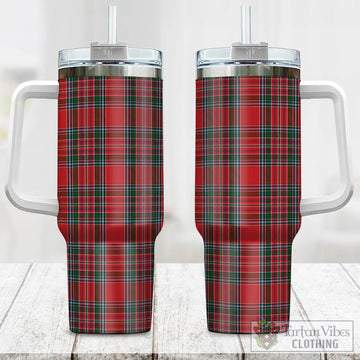 MacBean (MacBain) Tartan Tumbler with Handle One Size 40 OZ - Tartan Vibes Clothing