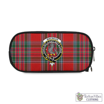MacBean (MacBain) Tartan Pen and Pencil Case with Family Crest One Size 4.13*8.74 inch - Tartan Vibes Clothing