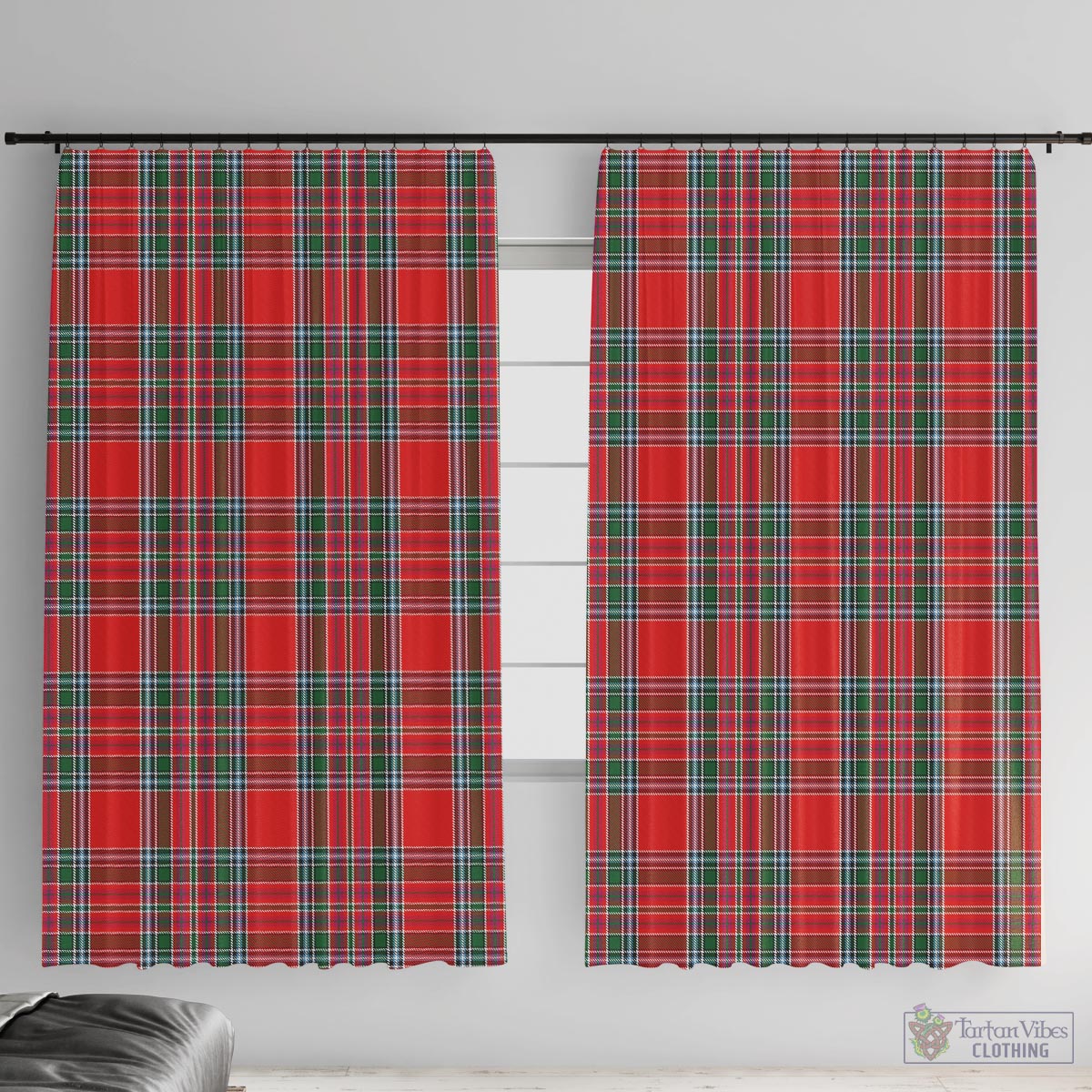 MacBean (MacBain) Tartan Window Curtain With Grommets - Tartan Vibes Clothing