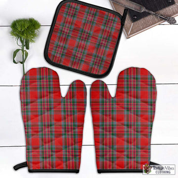 MacBean (MacBain) Tartan Combo Oven Mitt & Pot-Holder Black - Tartan Vibes Clothing