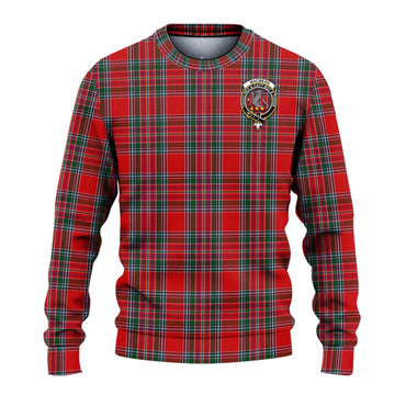 MacBean (MacBain) Tartan Ugly Sweater with Family Crest - Tartan Vibes Clothing