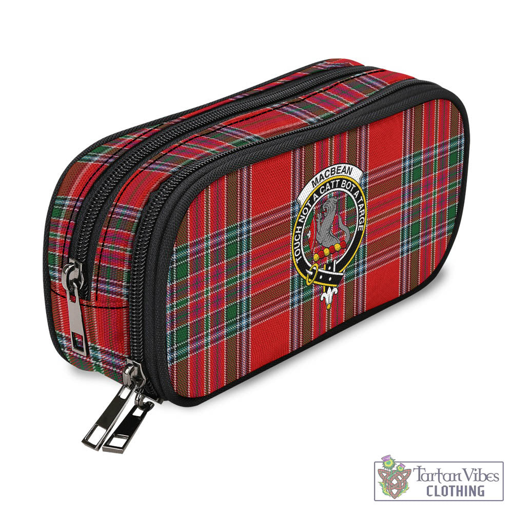 MacBean (MacBain) Tartan Pen and Pencil Case with Family Crest - Tartan Vibes Clothing