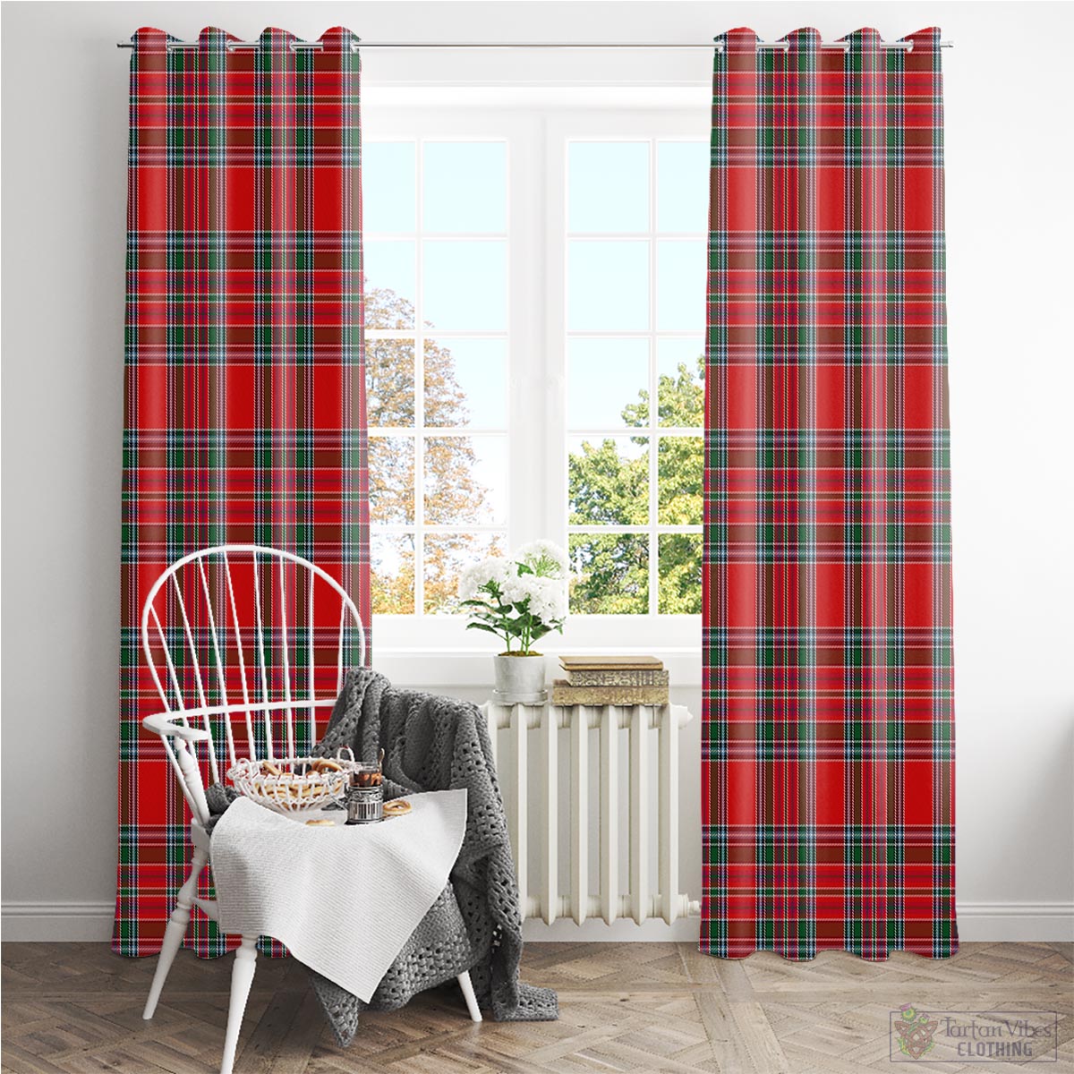 MacBean (MacBain) Tartan Window Curtain - Tartan Vibes Clothing