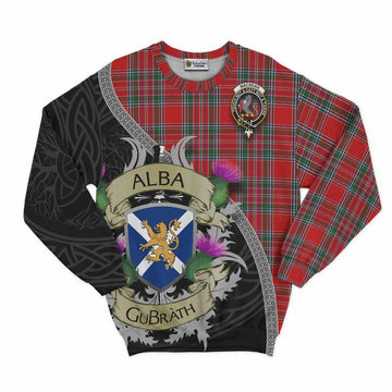 MacBean (MacBain) Tartan Family Crest Sweatshirt Lion Rampant Royal Thistle Shield Celtic Inspired Unisex - Tartan Vibes Clothing
