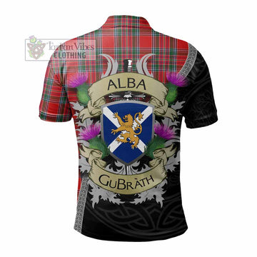 MacBean (MacBain) Tartan Family Crest Polo Shirt Lion Rampant Royal Thistle Shield Celtic Inspired - Tartan Vibes Clothing