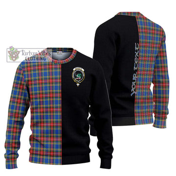 MacBeth (McBeth) Tartan Ugly Sweater with Family Crest and Half Of Me Style