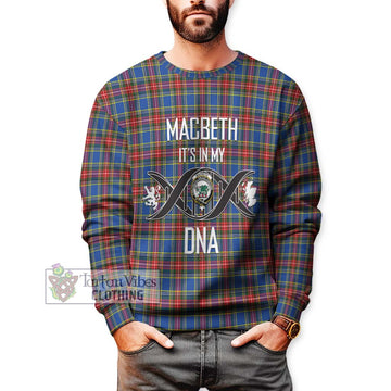 MacBeth (McBeth) Tartan Sweatshirt with Family Crest DNA In Me Style