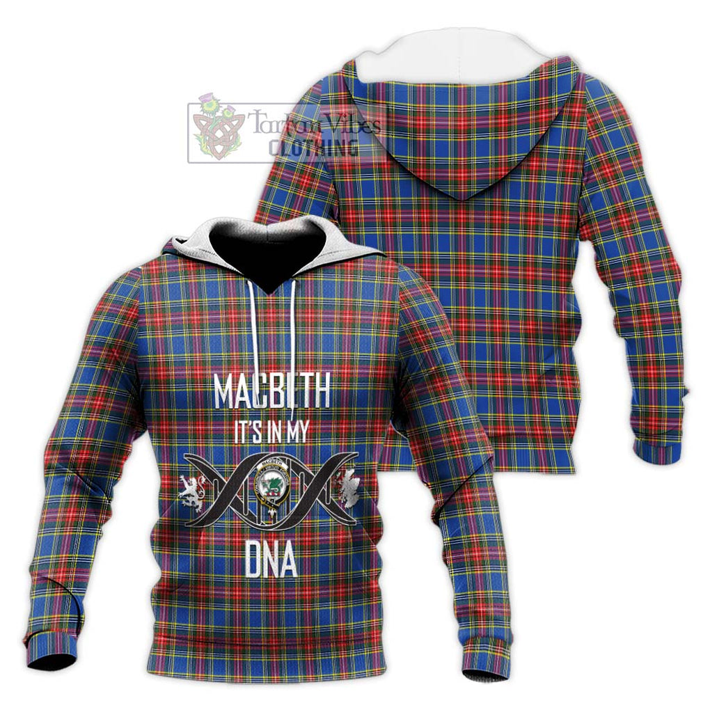 MacBeth (McBeth) Tartan Knitted Hoodie with Family Crest DNA In Me Style Unisex Knitted Pullover Hoodie - Tartanvibesclothing Shop