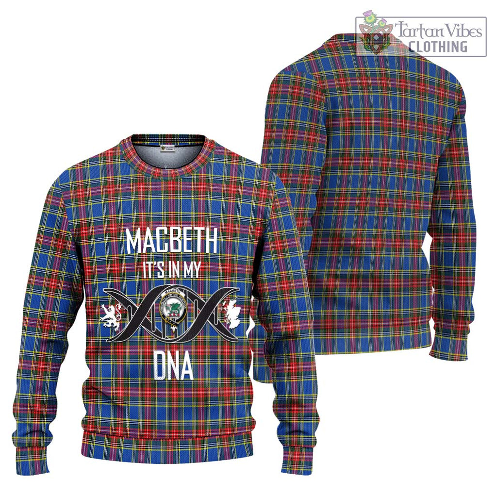 MacBeth (McBeth) Tartan Knitted Sweater with Family Crest DNA In Me Style Unisex - Tartanvibesclothing Shop