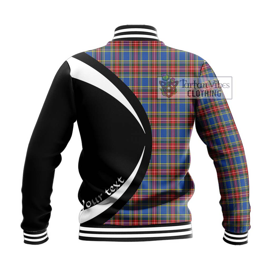 MacBeth (McBeth) Tartan Baseball Jacket with Family Crest Circle Style - Tartan Vibes Clothing