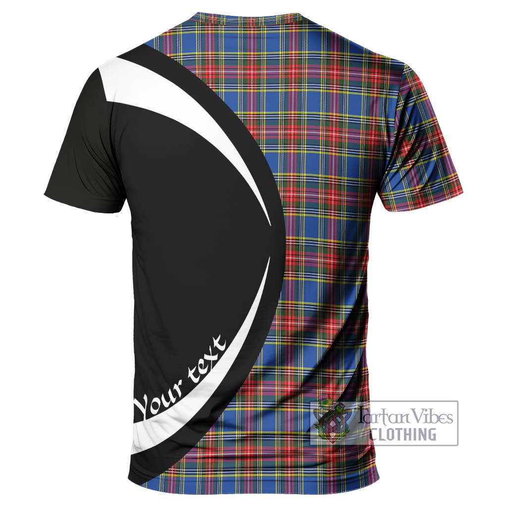 Tartan Vibes Clothing MacBeth Tartan T-Shirt with Family Crest Circle Style