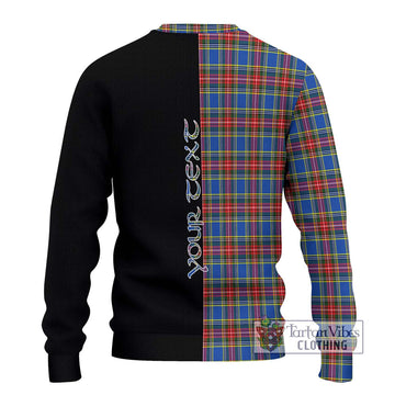 MacBeth (McBeth) Tartan Ugly Sweater with Family Crest and Half Of Me Style