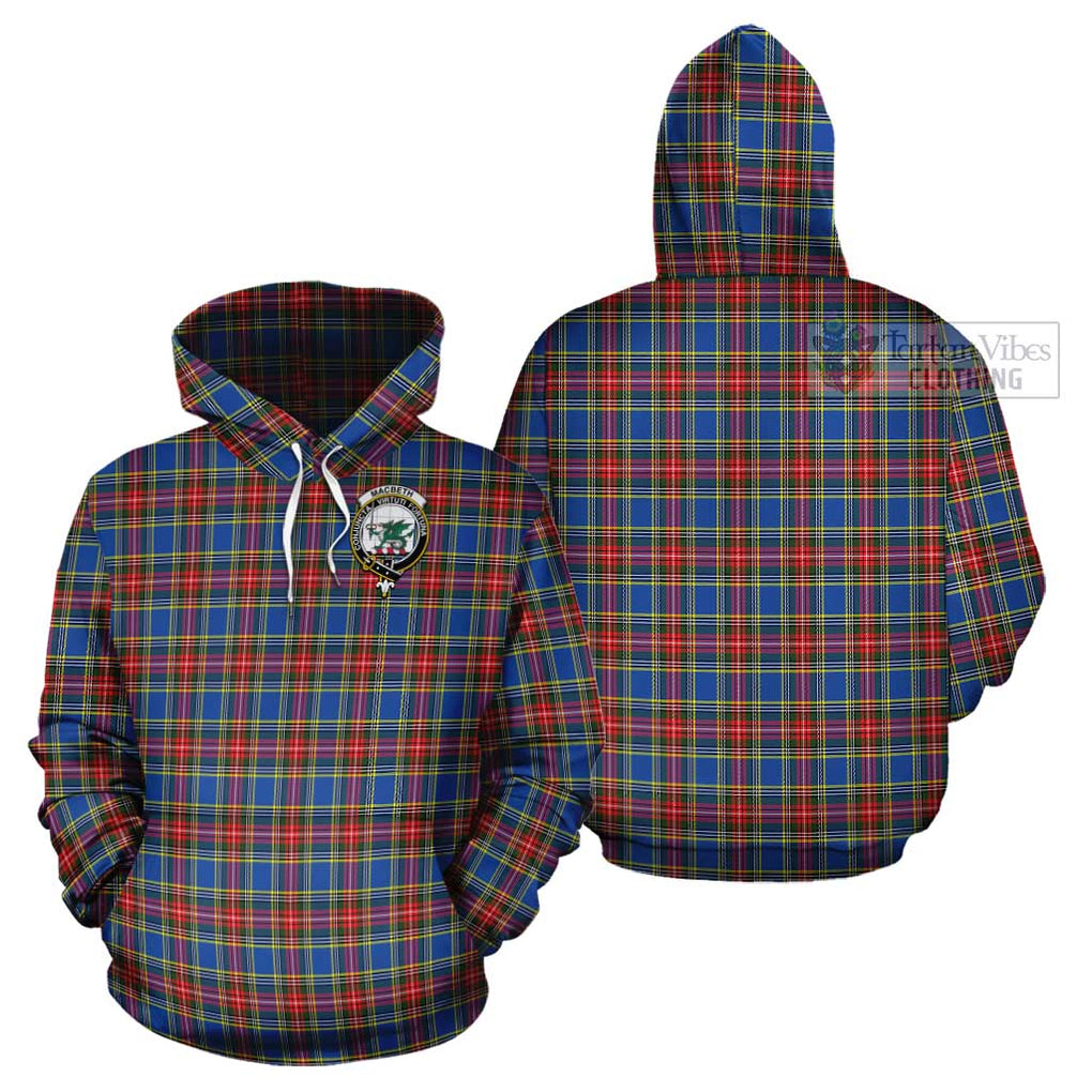 MacBeth (McBeth) Tartan Cotton Hoodie with Family Crest Pullover Hoodie - Tartan Vibes Clothing