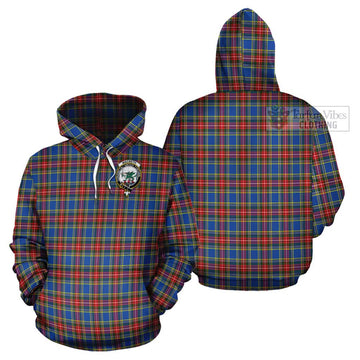 MacBeth (McBeth) Tartan Cotton Hoodie with Family Crest