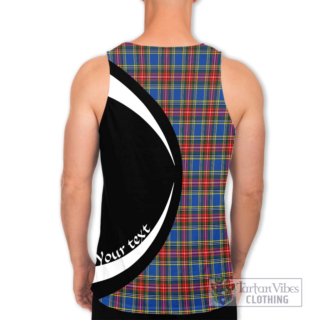 MacBeth (McBeth) Tartan Men's Tank Top with Family Crest Circle Style - Tartan Vibes Clothing