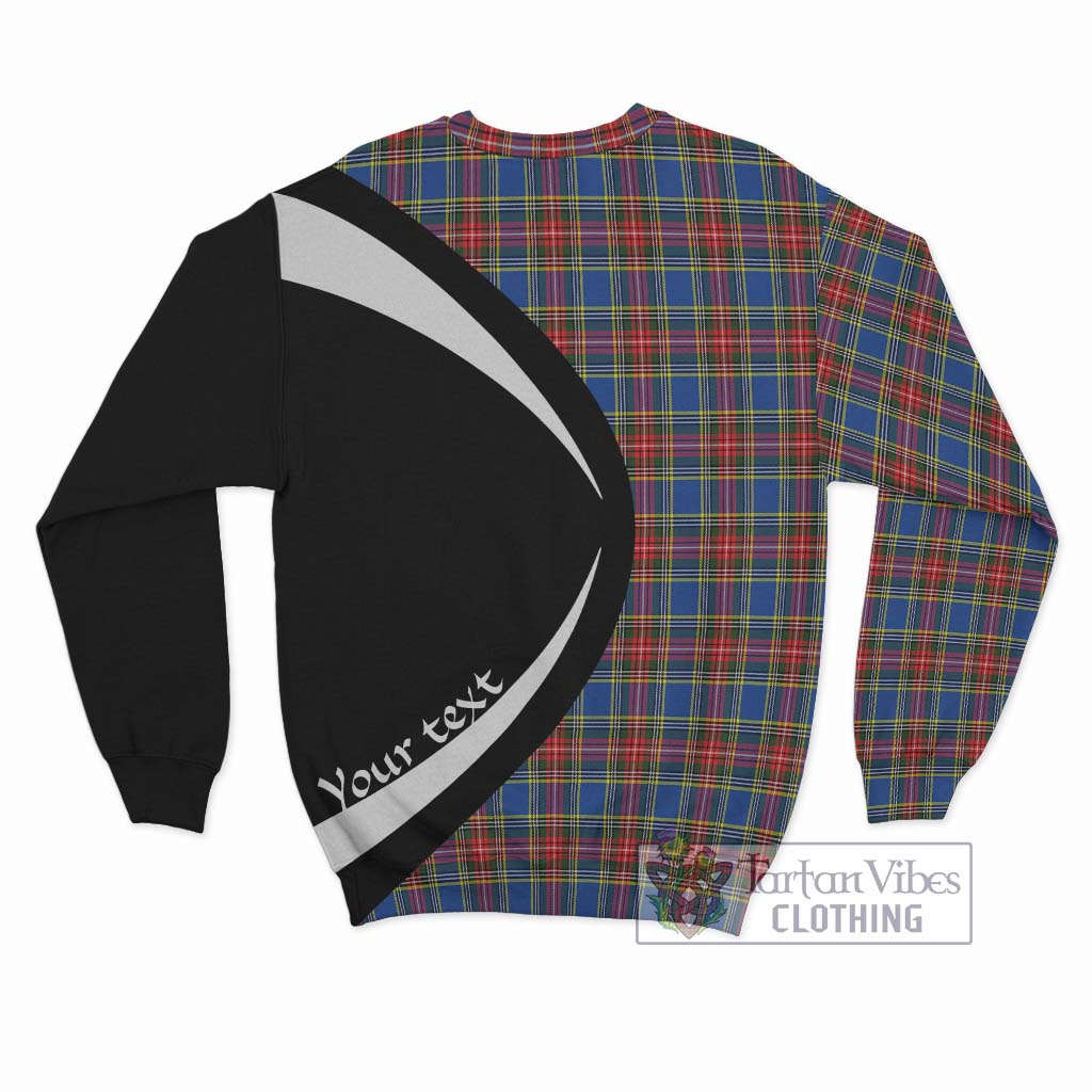 MacBeth (McBeth) Tartan Sweatshirt with Family Crest Circle Style - Tartan Vibes Clothing