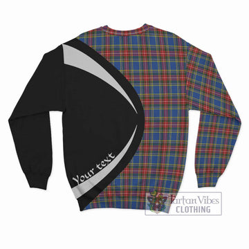 MacBeth (McBeth) Tartan Sweatshirt with Family Crest Circle Style