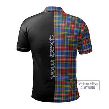 MacBeth (McBeth) Tartan Polo Shirt with Family Crest and Half Of Me Style