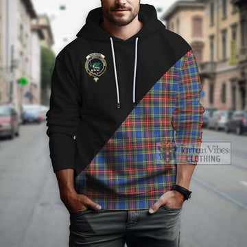 MacBeth (McBeth) Tartan Hoodie with Family Crest and Military Logo Style