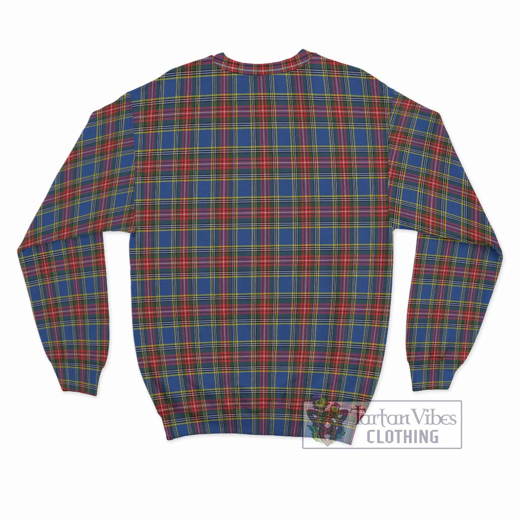 Tartan Vibes Clothing MacBeth Tartan Sweatshirt with Family Crest DNA In Me Style